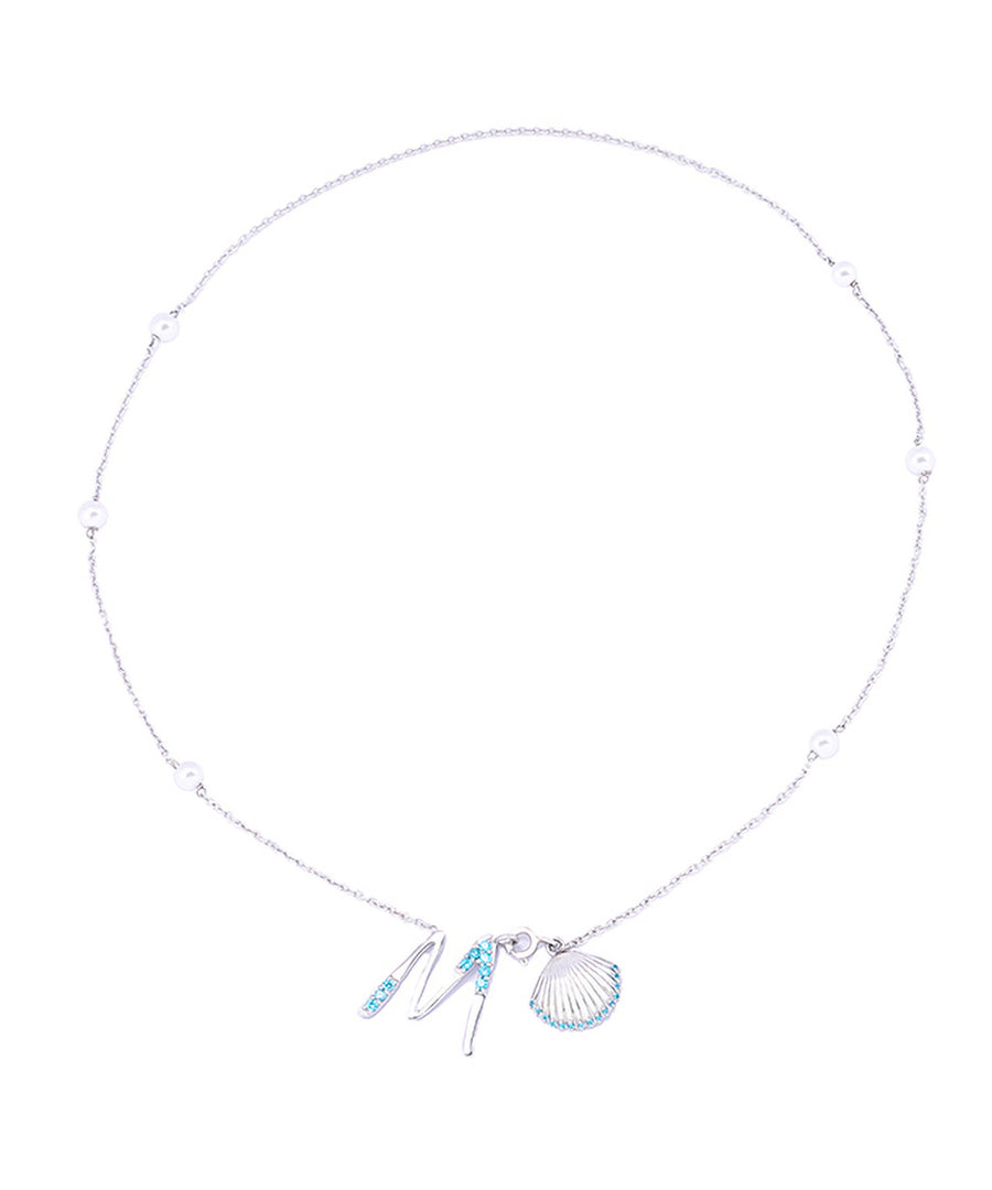 Initial M Necklace