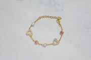 Gold Heart Bracelet