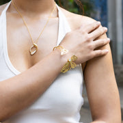 Sunflower Gold Cuff
