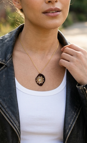 Pink Sunwood Necklace