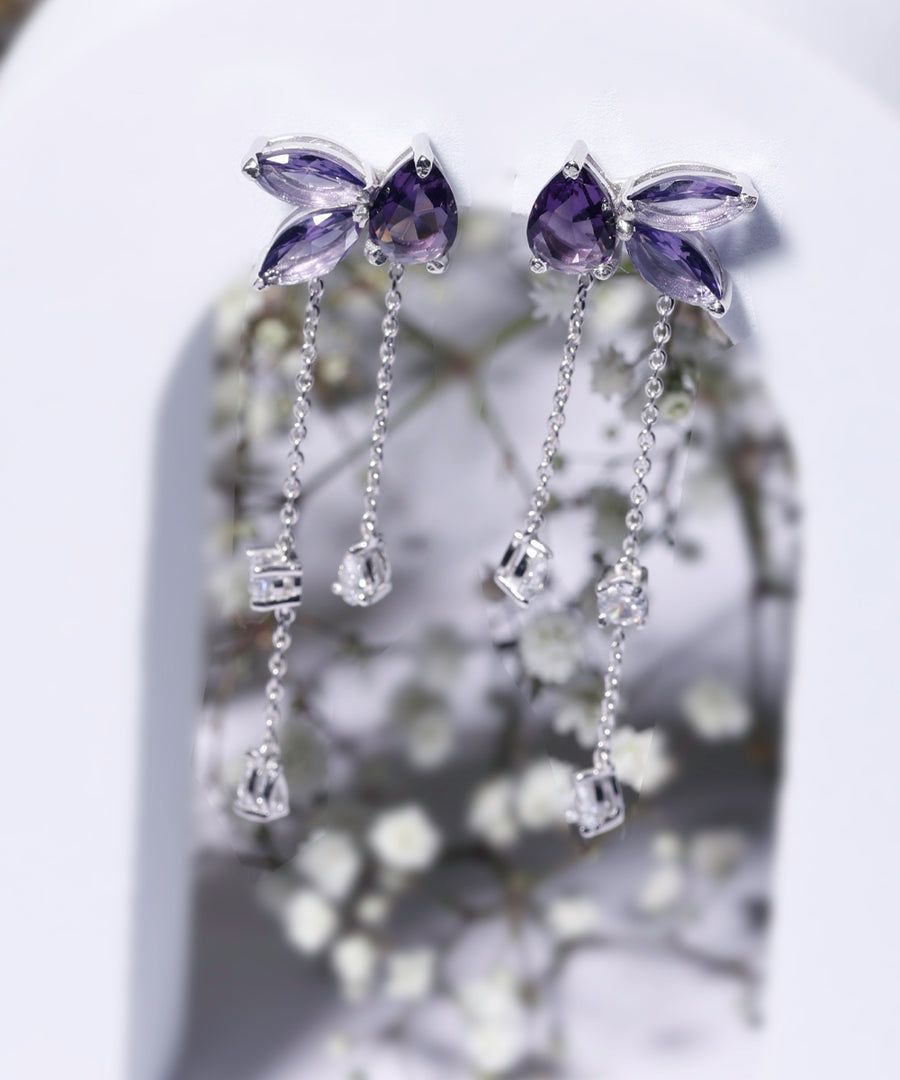 Amethyst Luster Earrings