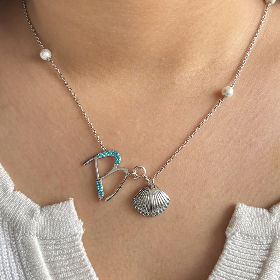 Initial B Necklace
