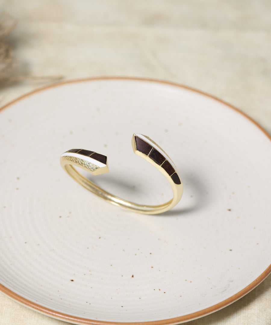 Textured Wood Cuff