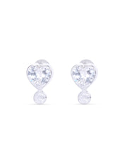 Diamond Heart Earrings