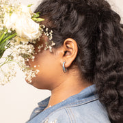 Mini Double Hoops