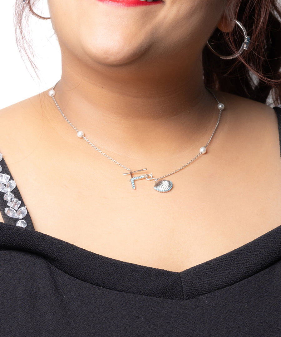 Initial F Necklace