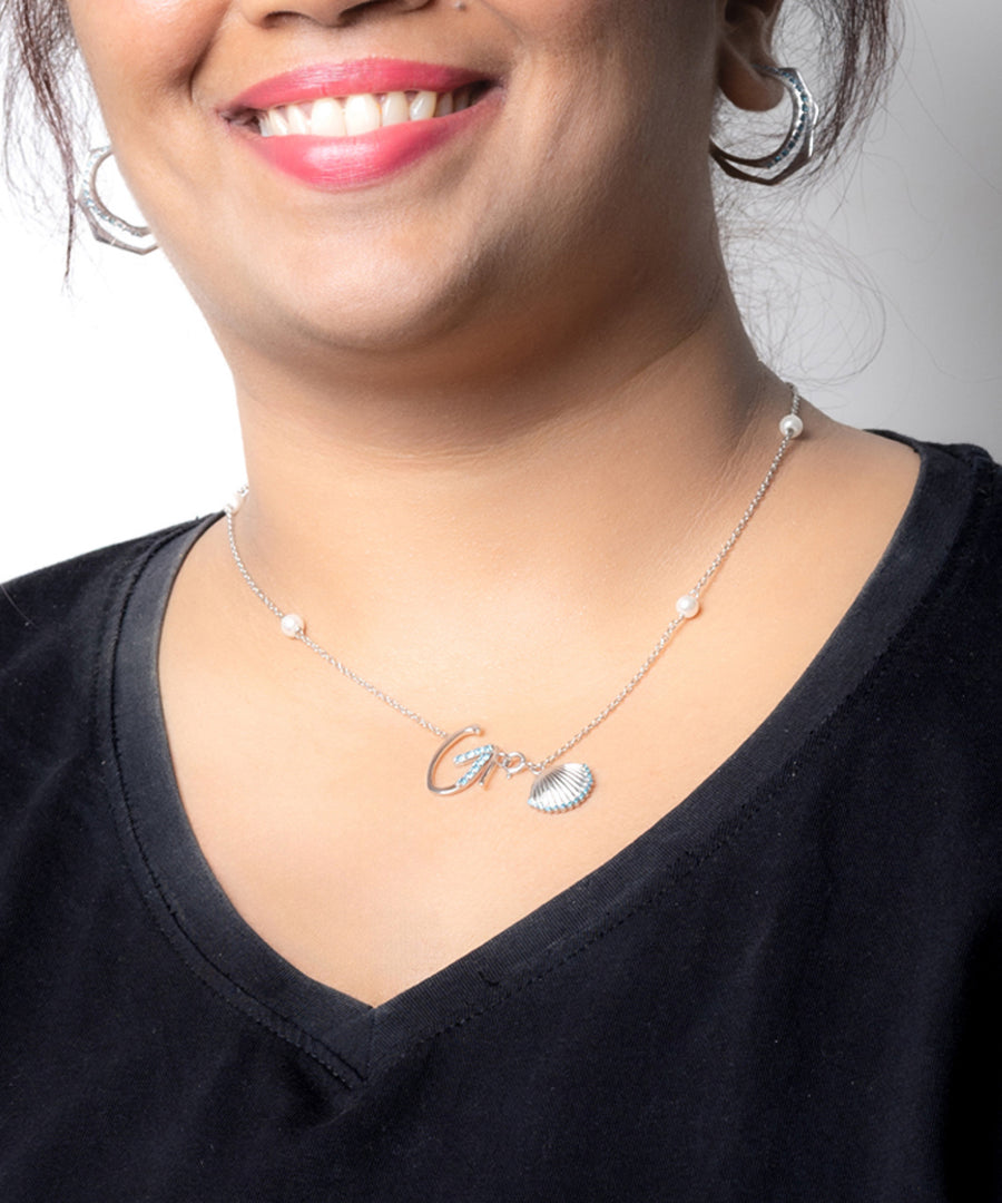 Initial G Necklace