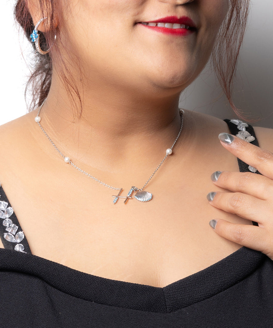 Initial H Necklace