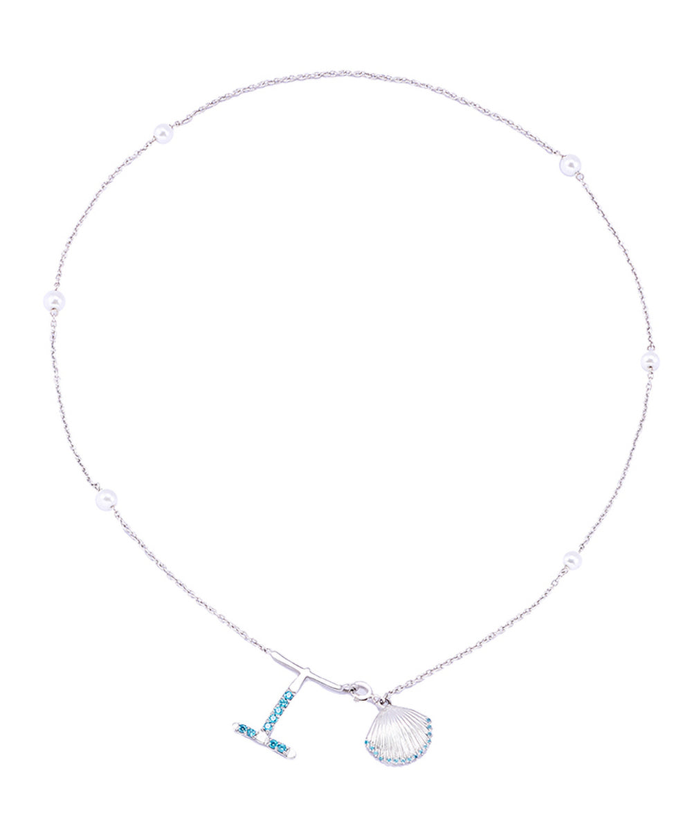 Initial I Necklace