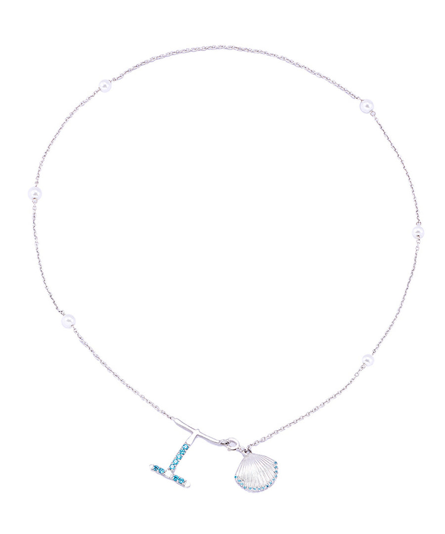 Initial I Necklace