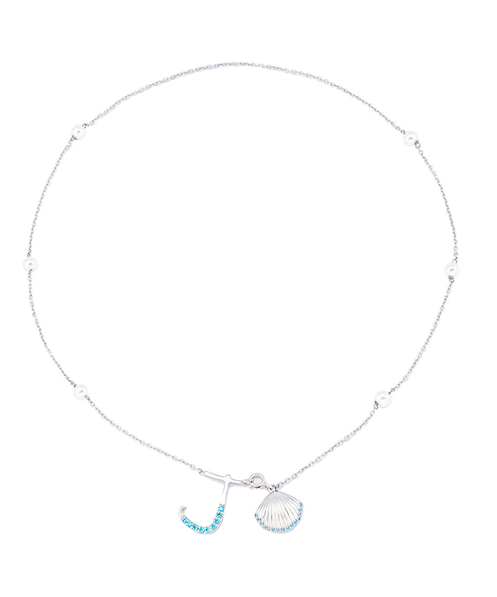 Initial J Necklace