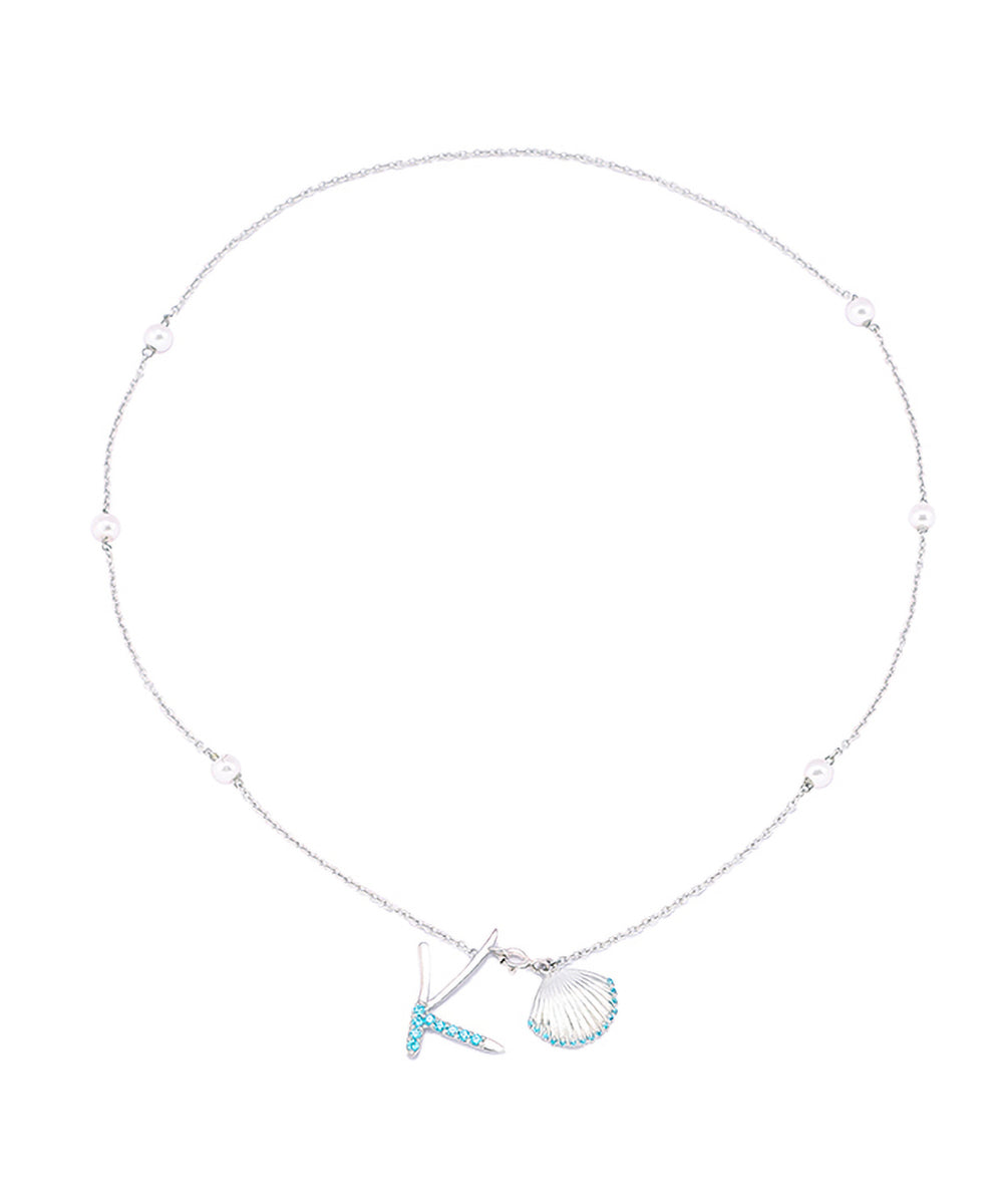 Initial K Necklace