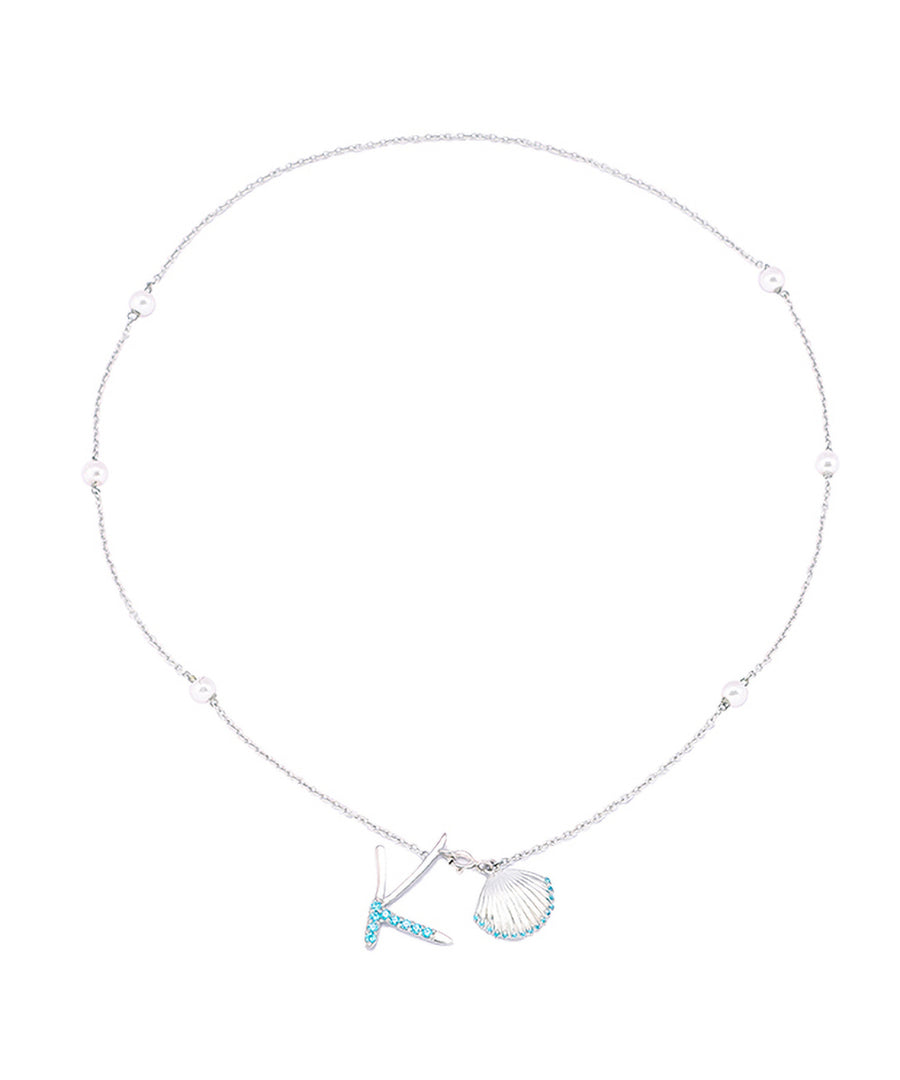 Initial K Necklace