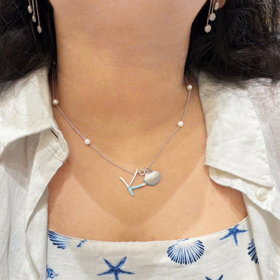 Initial K Necklace