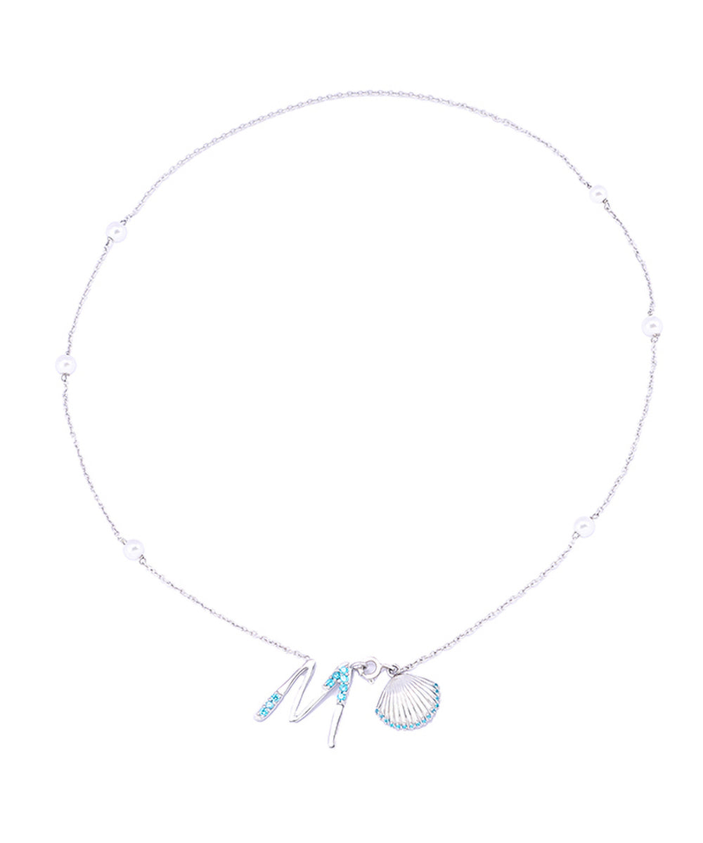 Initial M Necklace