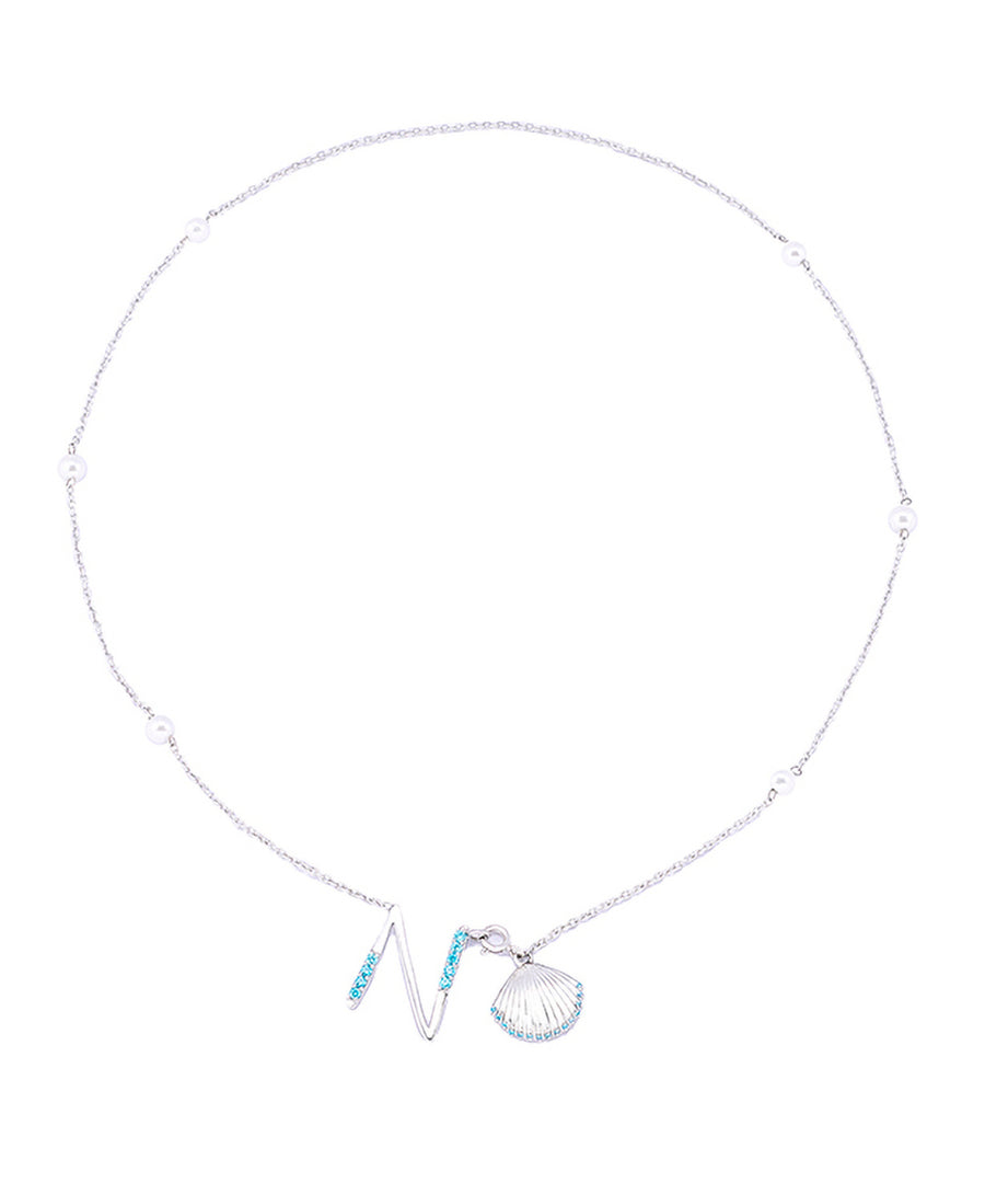 Initial N Necklace