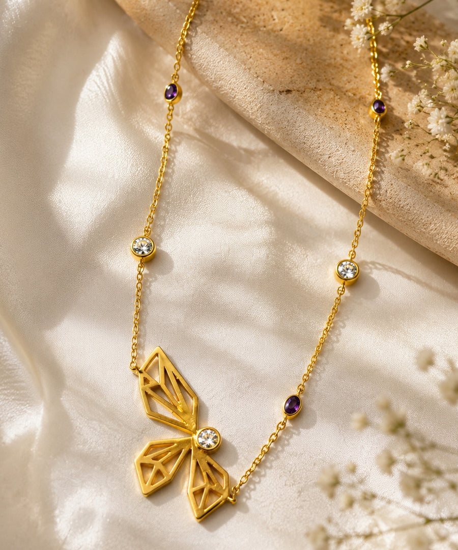 Sunflower Gold Necklace