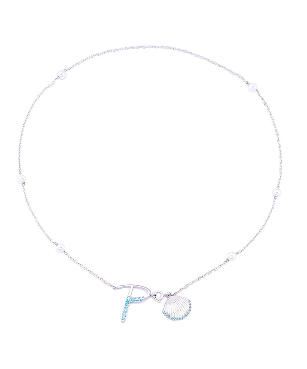 Initial P Necklace
