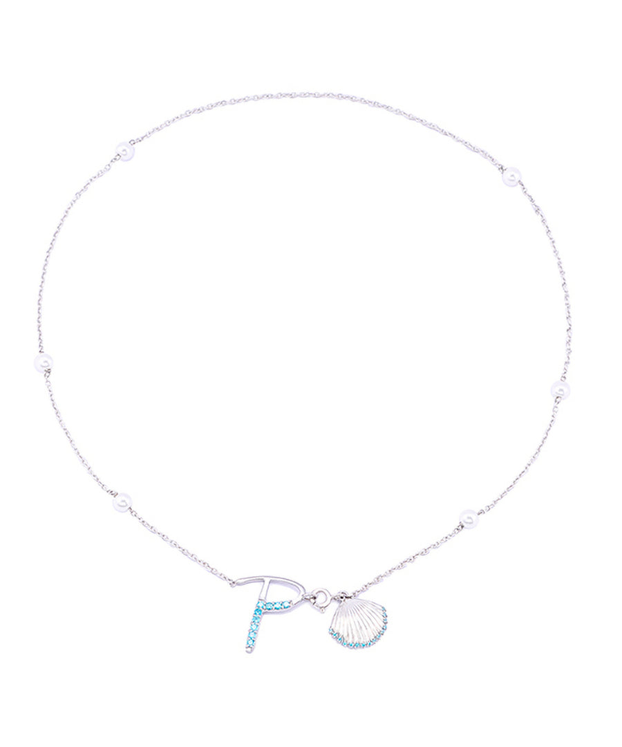 Initial P Necklace