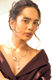 Petal Pearl Necklace