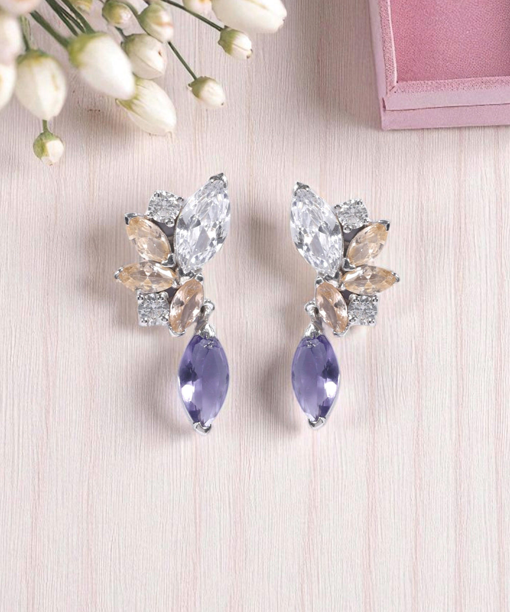 Purple Luster Earrings