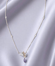 Purple Luster Necklace