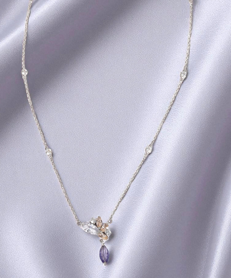 Purple Luster Necklace