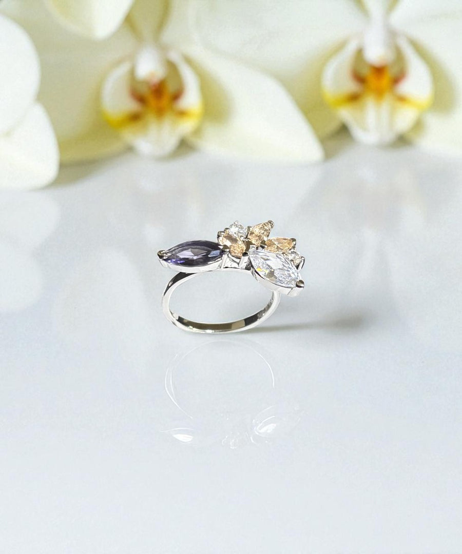 Purple Luster Ring