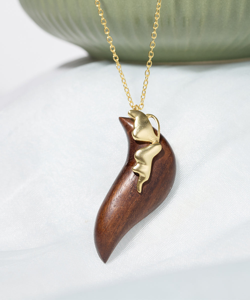 Rooted Butterfly Necklace