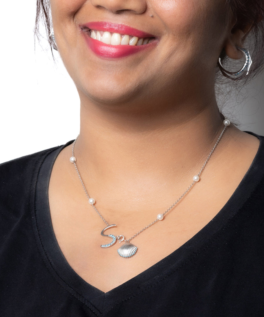 Initial S Necklace