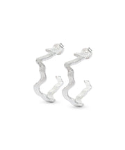 Mini Textured Abstract Hoops