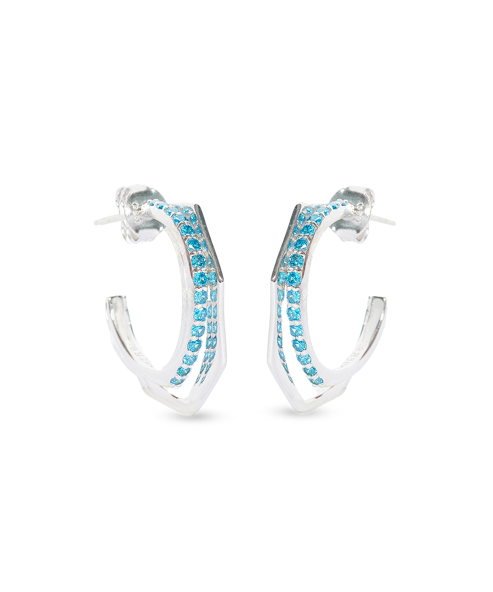 Mini Double Hoops
