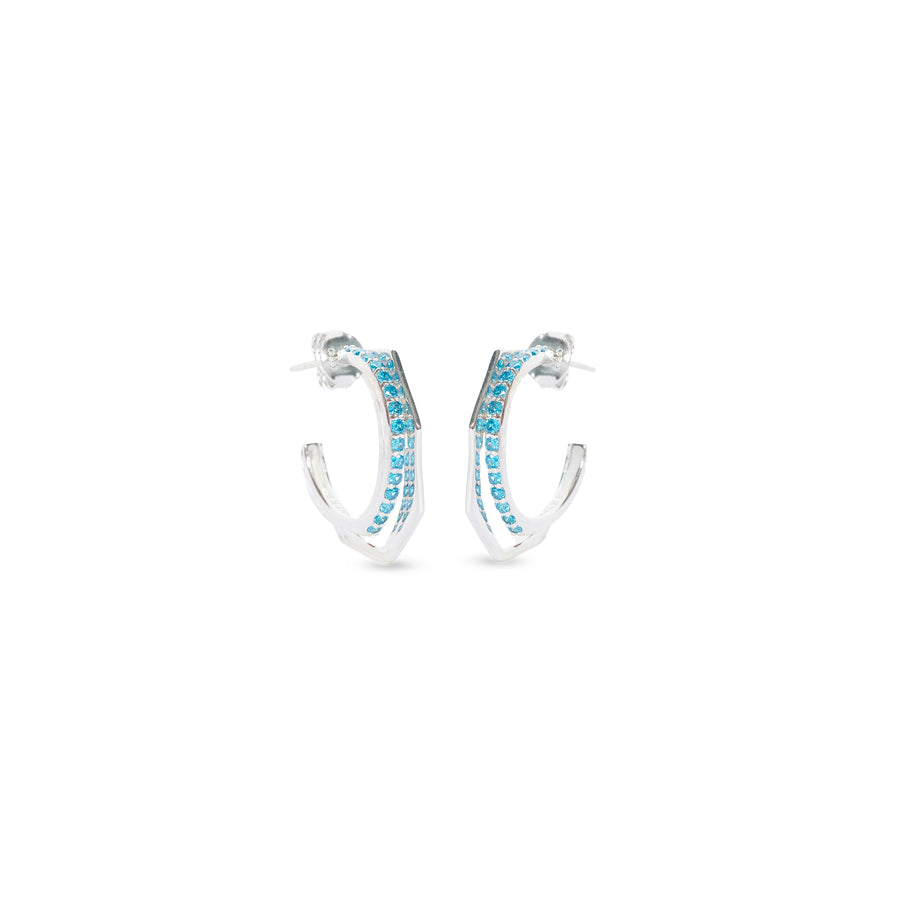 Mini Double Hoops