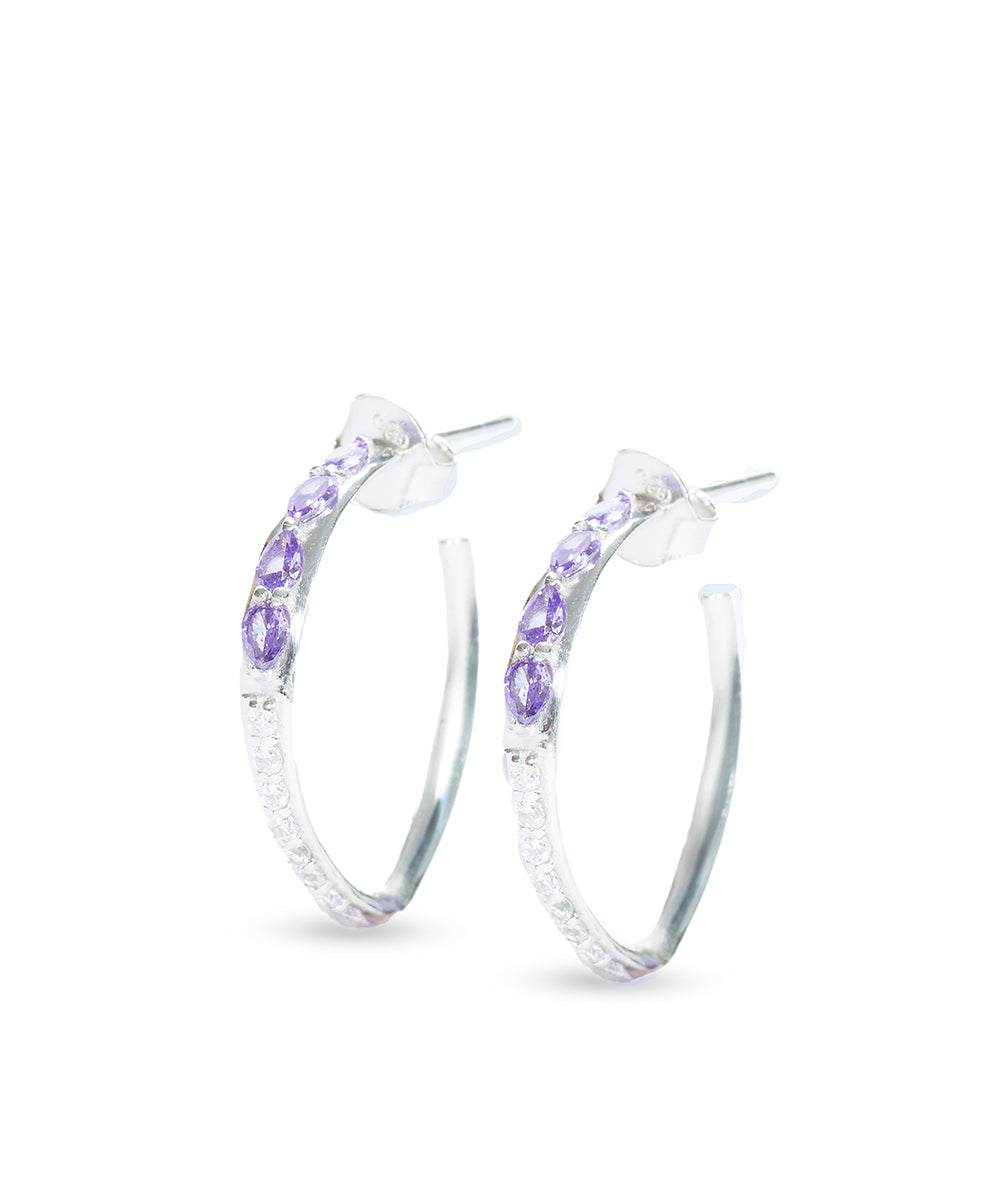 Tear Drop Hoops