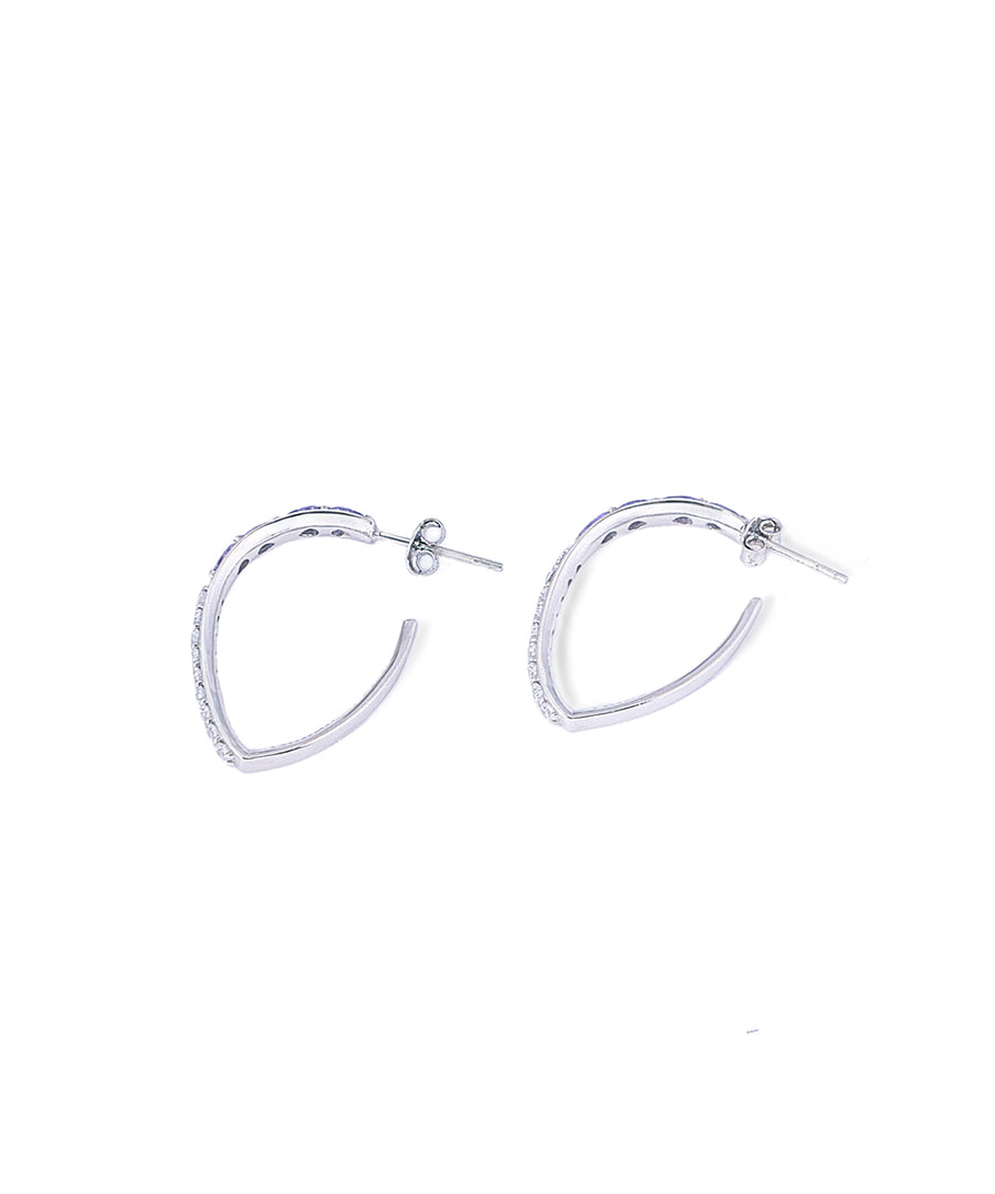 Tear Drop Hoops