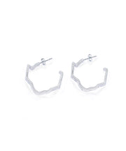 Mini Textured Abstract Hoops