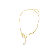 Petal Pearl Necklace
