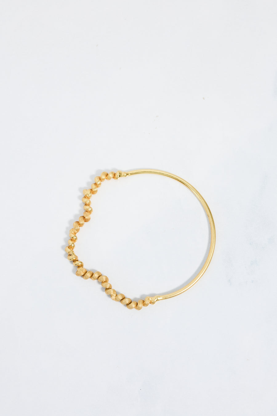 Iris Gold Bangle