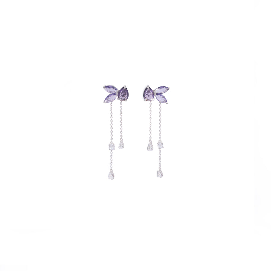 Amethyst Luster Earrings