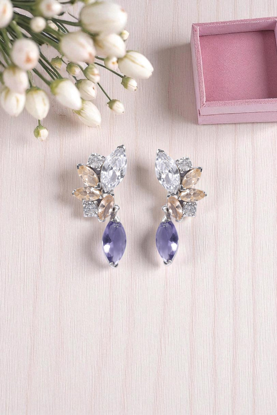 Purple Luster Earrings