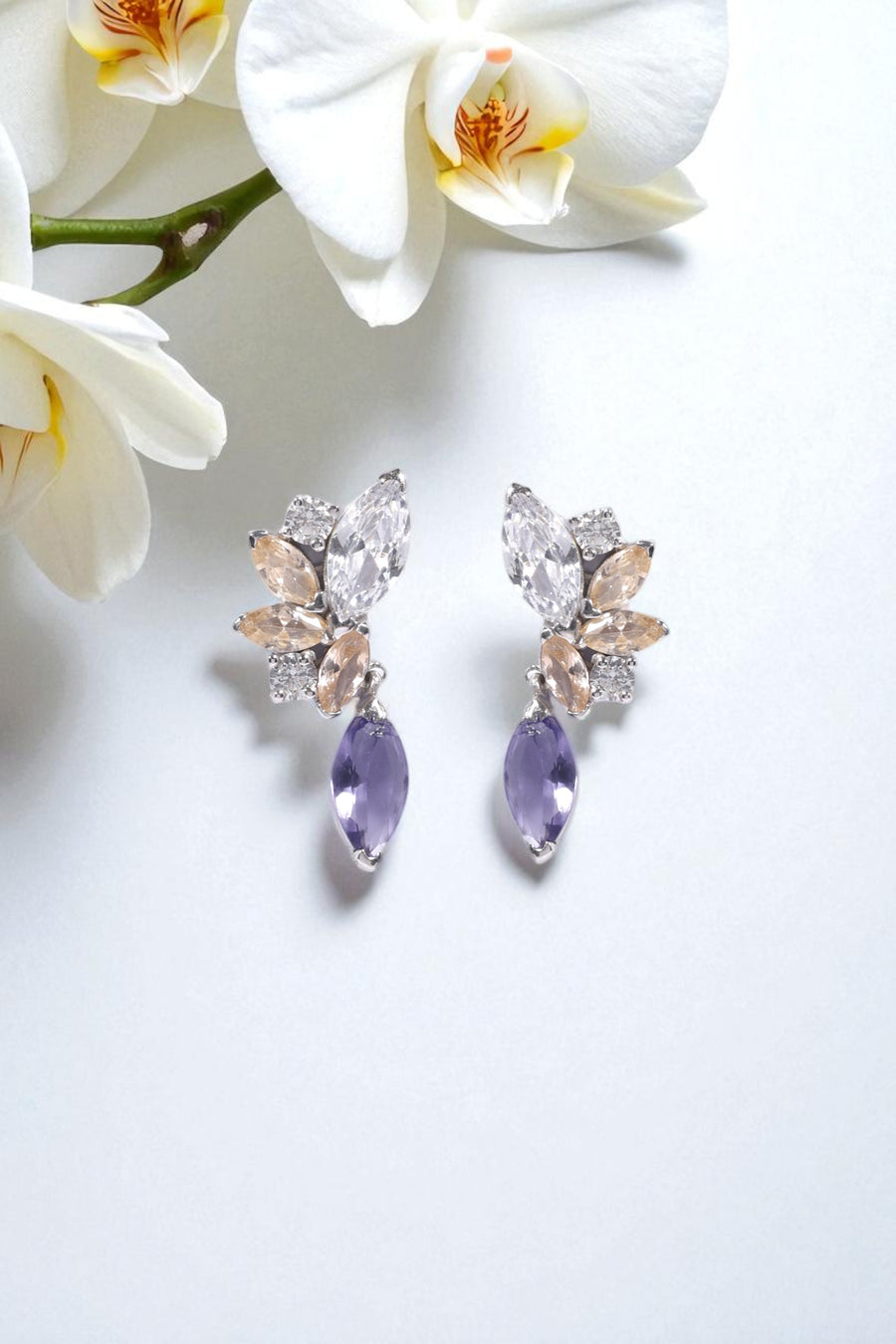 Purple Luster Earrings