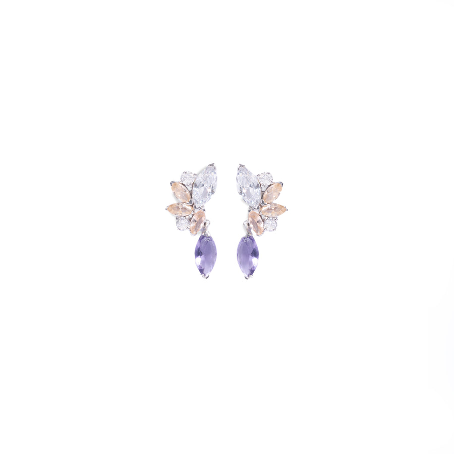 Purple Luster Earrings