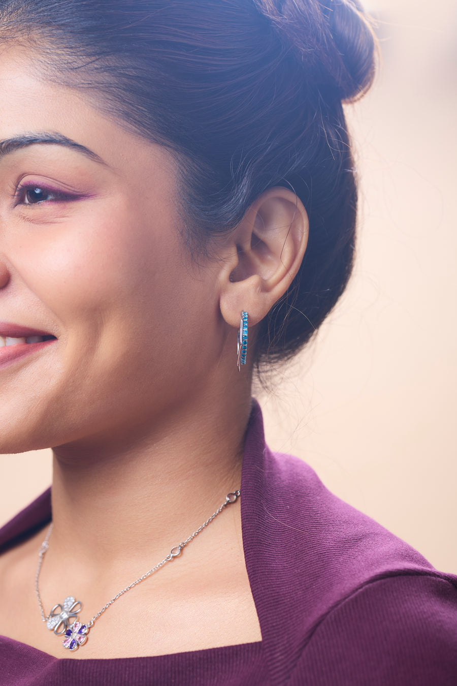 Mini Double Hoops