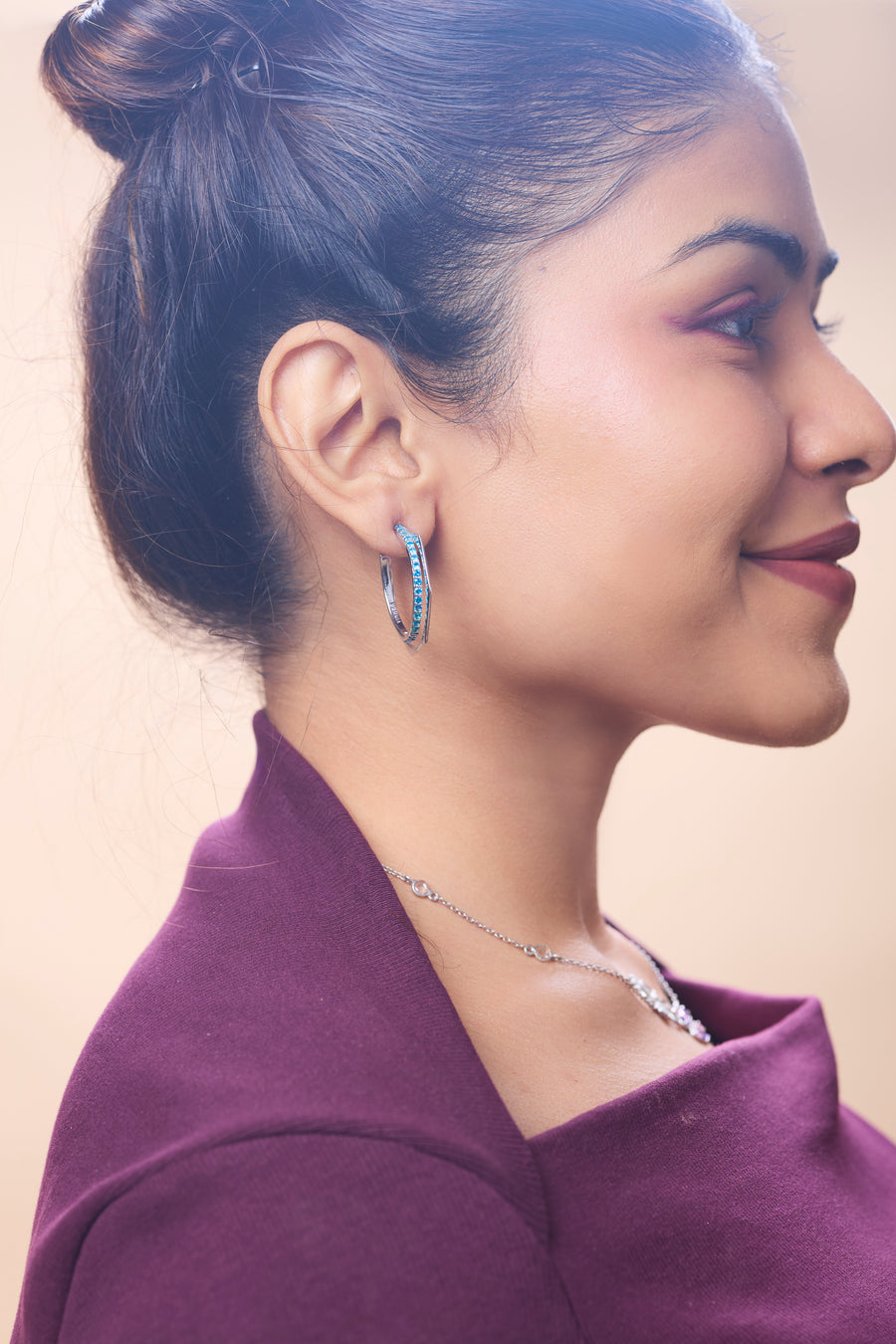 Mini Double Hoops