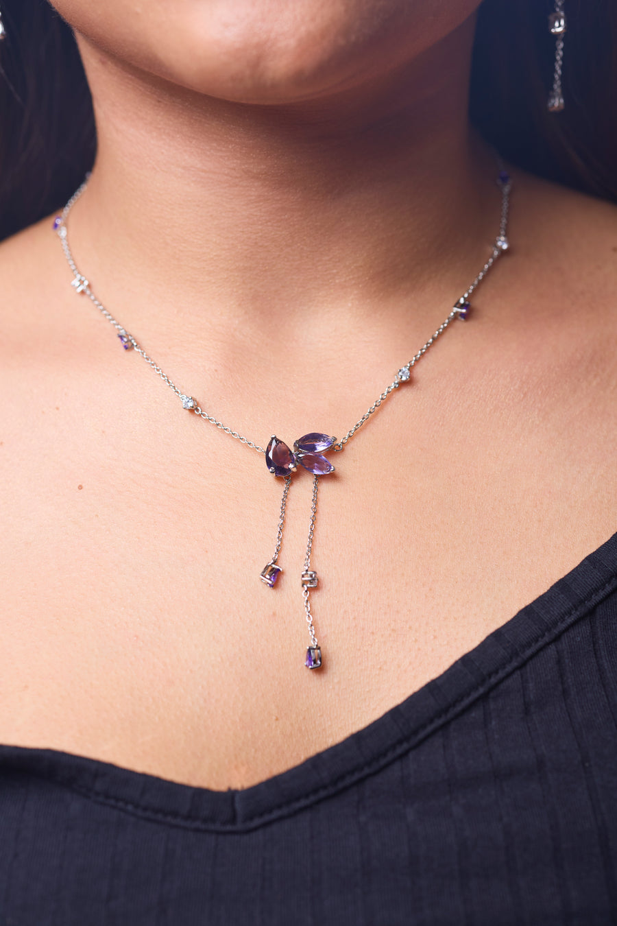 Amethyst Luster Necklace
