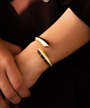 Textured Wood Cuff